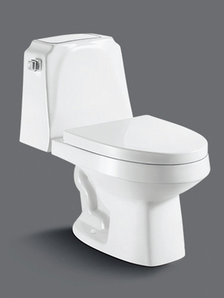 China Henan cheap ceramic two-piece sanitaryware bathroom toilet for Korea market 