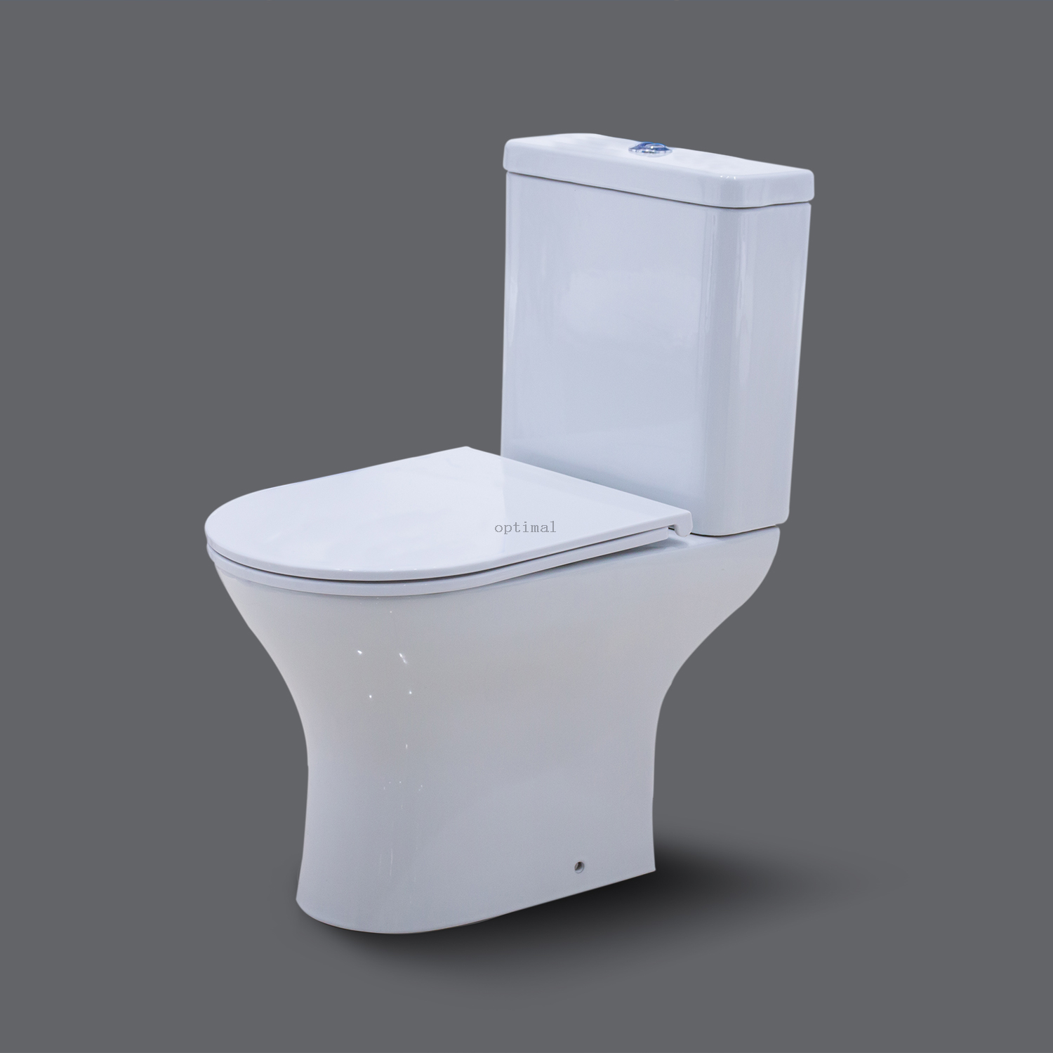 European Bathroom Sanitaryware Standard Hight Quality Two-piece P-trap 180mm Toilet Wc with UF Seat Cover