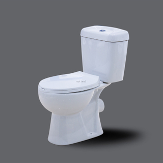 Bathroom Sanitary ware Ceramic WC Two-Piece Washdown Sanitary Ware Ceramic Toilet